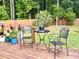 Inviting back deck with outdoor seating, perfect for relaxing and enjoying the landscaped backyard at 1325 Edward Dr, Moncks Corner, SC 29461