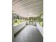 View of screened porch with concrete floor at 1425 Risher Mountain Rd, Walterboro, SC 29488
