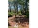 Backyard with a stone path through landscaped foliage at 148 Cowrie Ct, Mount Pleasant, SC 29464