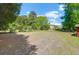 A large grassy backyard with mature trees providing ample shade at 1575 Langston Dr, Johns Island, SC 29455