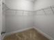 Walk-in closet with carpeted floor and wire shelving at 1661 Indy Dr, North Charleston, SC 29405