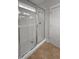 Modern shower with glass door, subway tile, and updated fixtures; a blend of style and function at 1661 Indy Dr, North Charleston, SC 29405