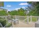 Comfortable patio seating with an outdoor view, perfect for relaxing and enjoying the outdoors at 1776 W Canning Dr, Mount Pleasant, SC 29466