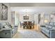 Open-concept living room with a dining area and comfortable seating at 184 Angora Way, Summerville, SC 29485