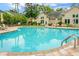 Community swimming pool with clear blue water, ample seating, and a relaxing atmosphere for residents at 184 Angora Way, Summerville, SC 29485