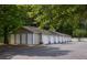 Row of on-site garages offering convenient and secure parking for residents at 188 Midland Parkway # 110, Summerville, SC 29485