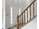 Inviting entryway with hardwood floors and a staircase at 206 Challis Ct, Goose Creek, SC 29445