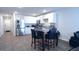 Spacious eat-in kitchen with stainless steel appliances and white cabinets at 224 Coral Sunset Way, Summerville, SC 29486
