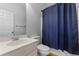 Bathroom features a single vanity with enclosed shower and tub at 2948 Treadwell Street St, Mount Pleasant, SC 29466