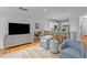 Comfortable living room with adjacent kitchen, creating an open and connected living space at 2948 Treadwell Street St, Mount Pleasant, SC 29466