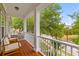 Relaxing outdoor porch with wood flooring and chairs for outdoor enjoyment with a scenic view at 2948 Treadwell Street St, Mount Pleasant, SC 29466