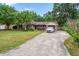 Charming brick home with lush lawn, blooming flowerbeds and a single car garage at 313 Houston Dr, Ladson, SC 29456