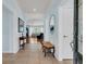 Welcoming foyer features tile floors, blue walls, and views into the spacious living room at 318 Oyster Bay Dr, Summerville, SC 29486