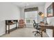 Charming home office with natural light, traditional furniture, and laminate flooring at 318 Oyster Bay Dr, Summerville, SC 29486