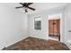 Bright room with hardwood floors and views of the living area at 33 Elliott Ct, Walterboro, SC 29488