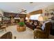 Inviting living room with a brick fireplace and comfortable seating arrangement at 344 Lantana Dr, Charleston, SC 29407