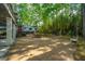 Outdoor patio with seating, lush landscaping, and a trailer, perfect for relaxing or entertaining at 3738 Station Point Ct, Mount Pleasant, SC 29466
