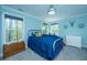 Cozy bedroom with ample natural light, neutral carpet, and simple, modern decor at 3738 Station Point Ct, Mount Pleasant, SC 29466