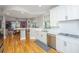 Modern kitchen with a breakfast bar, stainless steel appliances, and stylish finishes at 3738 Station Point Ct, Mount Pleasant, SC 29466