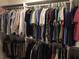 Well-organized walk-in closet featuring ample storage space and organized hanging racks at 3738 Station Point Ct, Mount Pleasant, SC 29466