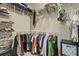 Organized walk-in closet with wire shelving, hanging rods, and storage containers at 3901 Poplar Grove Pl, Summerville, SC 29483