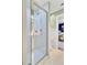 Modern shower with glass enclosure, offering a sleek design and efficient use of space at 4292 Cloudmont Dr, Hollywood, SC 29449