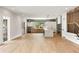 Bright kitchen with light wood floors, large island, stainless steel appliances, and plenty of cabinet space at 525 Old Bridge Ct, Mount Pleasant, SC 29464