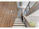 Beautiful staircase with modern railing design at 525 Old Bridge Ct, Mount Pleasant, SC 29464