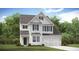 Charming two-story home features a symmetrical façade, black shutters, and a well-manicured lawn at 527 Verdi Drive Dr, Summerville, SC 29486
