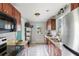 Functional kitchen layout with stainless steel appliances, lots of counter space, and modern lighting fixtures at 532 Sunset Dr, Charleston, SC 29407