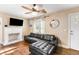 Inviting living room with hardwood floors, fireplace, and lots of space for entertaining at 532 Sunset Dr, Charleston, SC 29407