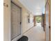Exterior entryway featuring painted walls, a brick-lined entrance, and dark metal staircase to upper units at 6240 Old Point Rd # C-8, Hanahan, SC 29410