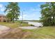 Scenic waterfront area with a boat launch, dock, and room for seating at 6240 Old Point Rd # C-8, Hanahan, SC 29410