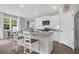 Modern kitchen with stainless steel appliances, granite countertops, and a breakfast bar at 725 Pepperbush St, Charleston, SC 29414