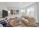 Cozy living room with a comfortable sofa, stylish decor, and lots of natural light at 725 Pepperbush St, Charleston, SC 29414