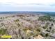 Expansive lot with a house and garage, boundaries outlined, offering space and privacy at 8476 Old Georgetown Rd, McClellanville, SC 29458