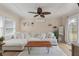 Well-lit living room with comfortable seating at 8476 Old Georgetown Rd, McClellanville, SC 29458
