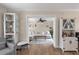 Bright and airy living room with hardwood floors at 8476 Old Georgetown Rd, McClellanville, SC 29458