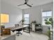 Bright home office with plants and a desk situated by the window at 886 Clay Field Trl, Summerville, SC 29485