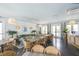 Stylish common area featuring comfortable seating and tables for residents to gather, socialize, and relax at 9822 Haven Loop, Johns Island, SC 29455