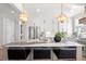 Spacious kitchen featuring a large center island, stainless appliances, and ample cabinet space at 9822 Haven Loop, Johns Island, SC 29455