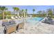 Relaxing pool and lounge area with marsh views at 9822 Haven Loop, Johns Island, SC 29455