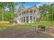 Lovely backyard featuring a well-maintained lawn and a welcoming porch, perfect for outdoor gatherings and relaxation at 100 Canal Rd, Saint George, SC 29477