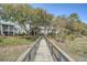 View of the dock and boardwalk along the water at 1141 Hills Plantation Dr, Charleston, SC 29412