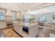 Modern kitchen featuring a large island, stainless steel appliances and open floor plan at 1141 Hills Plantation Dr, Charleston, SC 29412