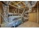Attic with HVAC system and exposed wooden beams at 134 Percheron Dr, Summerville, SC 29486