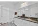 Bright bathroom with a double sink vanity and a sleek granite countertop at 134 Percheron Dr, Summerville, SC 29486
