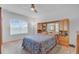 Spacious main bedroom features a ceiling fan and built-in storage at 134 Percheron Dr, Summerville, SC 29486