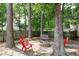 Cozy backyard fire pit area, perfect for gatherings and enjoying the outdoors at 149 Daniels Ridge Dr, Summerville, SC 29485