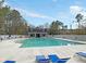 Large community pool featuring ample seating and a charming pool house in a Gathering-friendly neighborhood at 149 Daniels Ridge Dr, Summerville, SC 29485